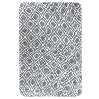 Garvee Washable Modern Soft Fluffy Irregular Blocks Pattern Area Rug for Indoor use