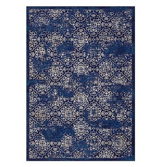 Garvee Machine Washable Boho Vintage Floral Area Rug Stain Resistant Capert for Home