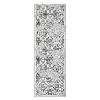 Garvee Machine Washable Boho Vintage Floral Area Rug Stain Resistant Capert for Home