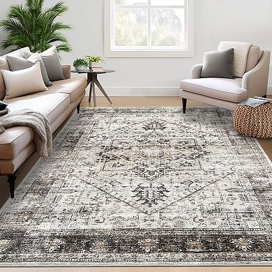 Garvee Machine Washable Non Slip Area Rugs for Living Room Bedroom Kitchen