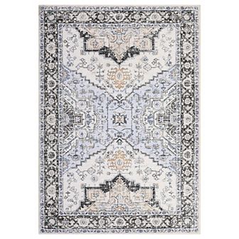 Garvee Machine Washable Vintage Distressed Floral Area Rug Non Slip Capert for Decor
