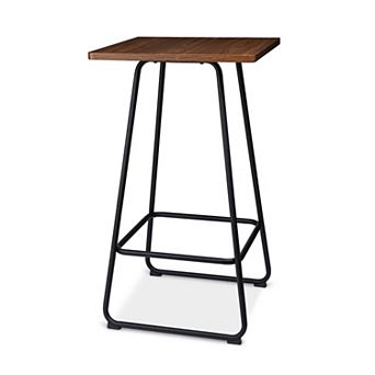 Glitzhome Industrial Pub Bar Table