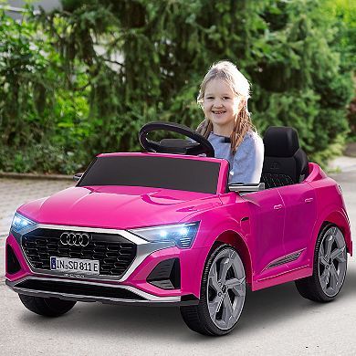 Qaba Audi Q8 e-tron Sportback Licensed 12V Kids Ride on Car
