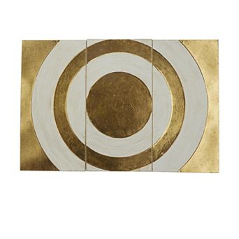 CosmoLiving by Cosmopolitan Metal Circle Design Wall Decor