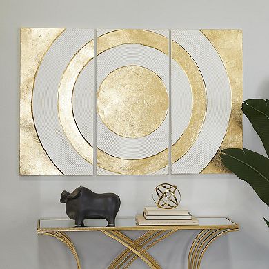 CosmoLiving by Cosmopolitan Metal Circle Design Wall Decor