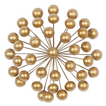 CosmoLiving by Cosmopolitan Metal Orb Detailing Wall Decor