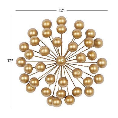 CosmoLiving by Cosmopolitan Metal Orb Detailing Wall Decor