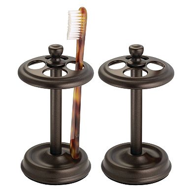 iDesign 2-pc. Bronze Toothbrush Holder Set