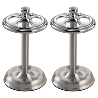 iDesign 2 pc Bronze Toothbrush Holder Set