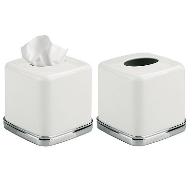 iDesign 2-pc. Square Tissue Box Cover Set