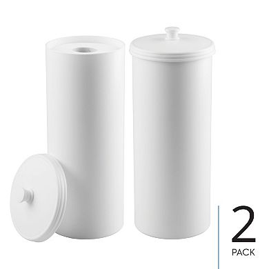 iDesign 2-pc. Toilet Paper Canister with Lid Set