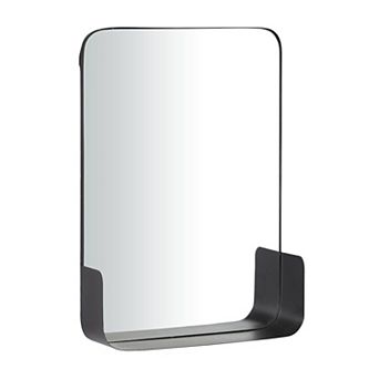 CosmoLiving by Cosmopolitan Metal Wall Mirror with Shelf