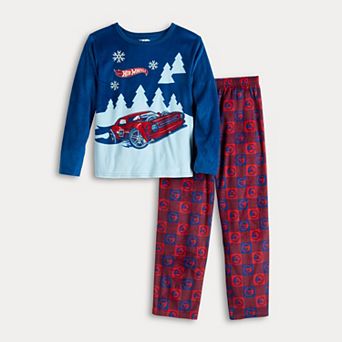 Boys 4-10 Hot Wheels® Long Sleeve Pajama Top & Pajama Bottoms Set