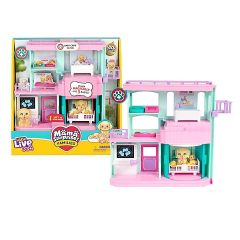 Детские фигурки Little Live Pets Mama Surprise Families Baby Care Clinic Playset