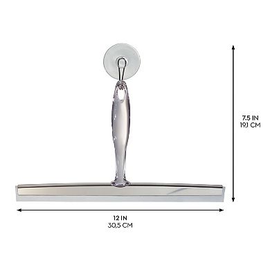iDesign 2-pc. Zia Bathroom Shower Squeegee with Wall Hook Set