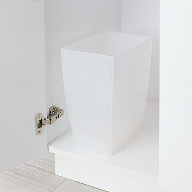 iDesign 2-pc. Small Rectangular Bathroom Trash Can Set