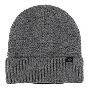 Men's Dockers® Marled Seed Stitched Beanie With Rib Knit Cuff