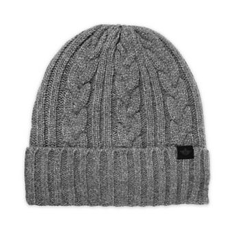 Men's Dockers® Ribbed & Cable Knit Beanie with Sherpa Lining