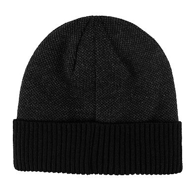 Men's Dockers Microcheck Beanie With Fleece Lining