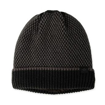 Men's Dockers® Sherpa Lined Intarsia Knit Beanie with Rib Knit Cuff