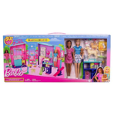 Barbie Pet Daycare Playset with 2 Dolls & 30+ Accessories