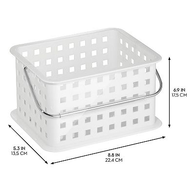 iDesign 3-pc. Plastic Portable Shower Basket with Handle Set