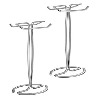 iDesign 2 pc T-Shape Countertop Hand Towel Holder Set