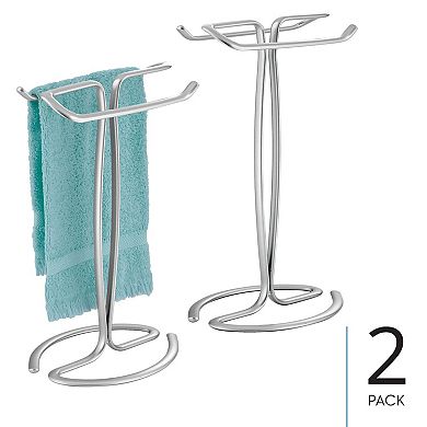 iDesign 2-pc. T-Shape Countertop Hand Towel Holder Set