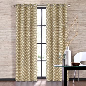 Colordrift 1-Panel Misha Window Curtain - 52x95