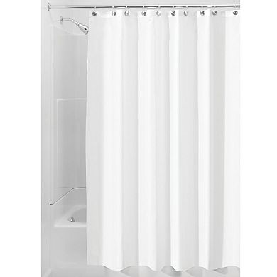 iDesign Solid Polyester Shower Curtain 2-pk.