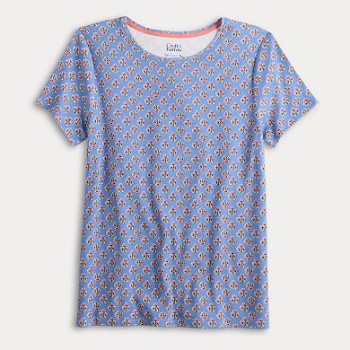 Women's Croft & Barrow® Essential Crewneck Tee