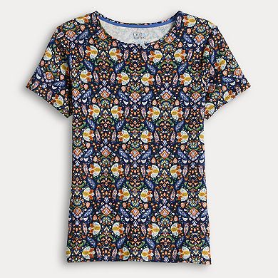 Women's Croft & Barrow® Essential Crewneck Tee