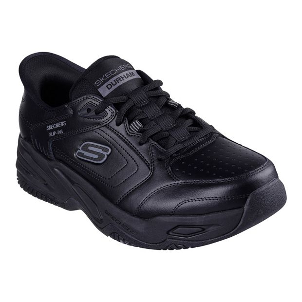 Skechers Durham Delvor Shoes Mens Size 9‎ Extra Wide Fit Black Slip Ins Sneakers Amazon.com | Skechers Men main image 3