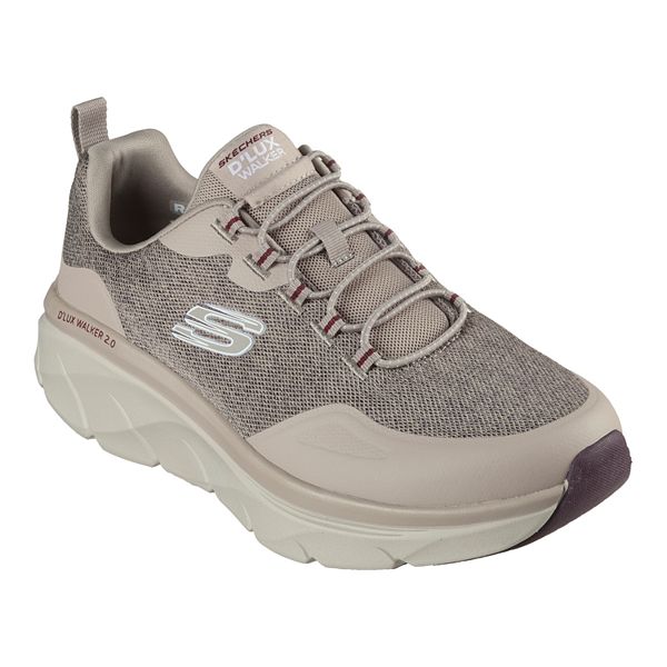 Skechers Relaxed Fit® D'Lux Walker 2.0 Steadyway Men's Shoes - Taupe (7 XW)