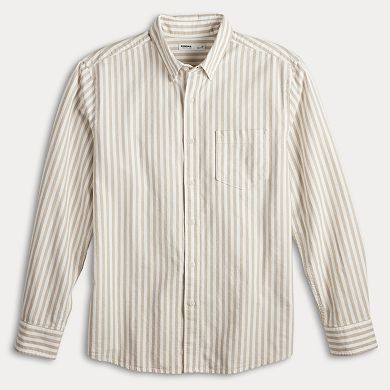 Men's Sonoma Goods For Life® Long Sleeve Perfect Length Button-Down Shirt