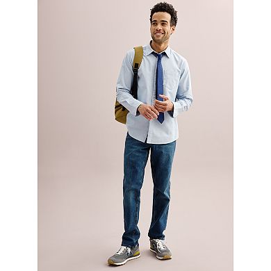 Men's Sonoma Goods For Life® Long Sleeve Perfect Length Button-Down Shirt