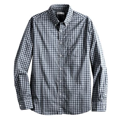 Men's Sonoma Goods For Life® Long Sleeve Perfect Length Button-Down Shirt