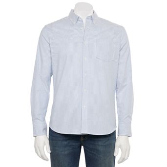 Men's Sonoma Goods For Life® Long Sleeve Perfect Length Button-Down Shirt