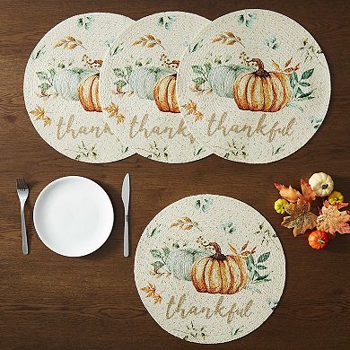 Avanti Grateful Patch 4-pc. Round Placemats