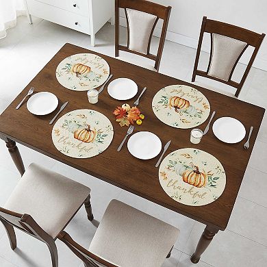 Avanti Grateful Patch 4-pc. Round Placemats