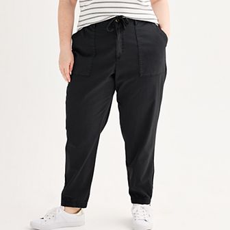Plus Size Sonoma Goods For Life® Core Utility Jogger Pants