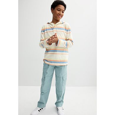 Boys 8-20 Sonoma Goods For Life Lightweight Drawstring Cargo Pants in Regular & Husky