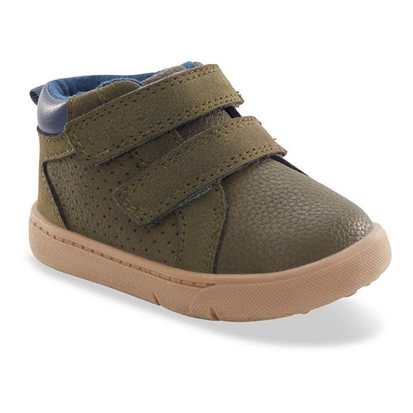 Carter's Every Step Vienna Toddler Boy High Top Casual Sneakers - Olive (4 T)