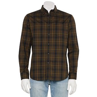 Men's Sonoma Goods For Life® Long Sleeve Slim Fit Perfect Length Button-Down Shirt