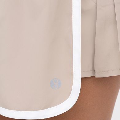 Girls 7-20 Layer 8 Side-Pleated Woven Shorts