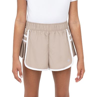 Girls 7-20 Layer 8 Side-Pleated Woven Shorts
