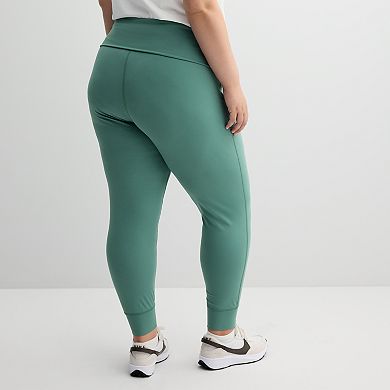 Plus Size Tek Gear Essential Soft Foldover Jogger Pants