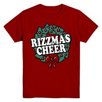Boys 7-20 Rizzmas Cheer Graphic Tee