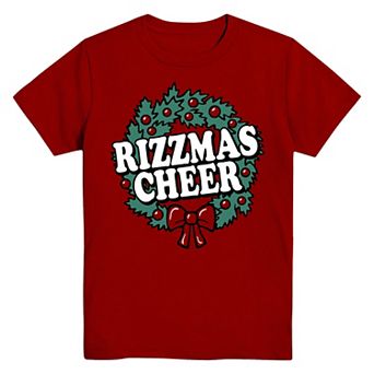 Boys 7-20 Rizzmas Cheer Graphic Tee