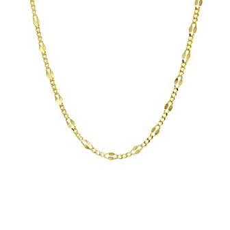 PRIMROSE Sterling Silver Figaro Butterfly Station Chain Necklace